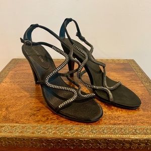 Gianni Bini Crystal Strappy Heels
